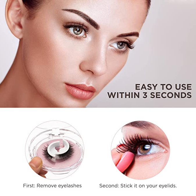 Reusable Adhesive Eyelashes (BUY 1 GET 1 FREE)